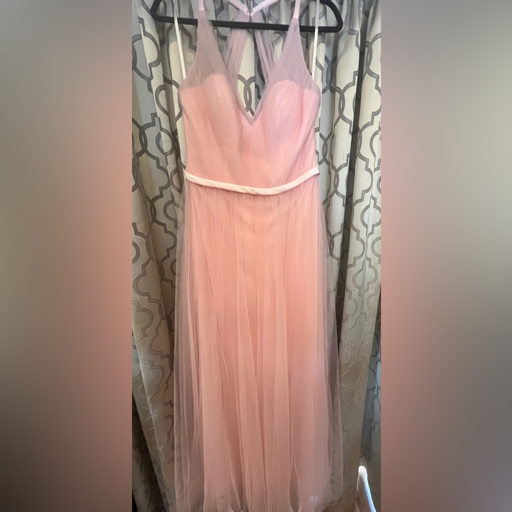 KLEINFELD Special Occasion Dress Light dust pink. Size 12. NEW w/tags.